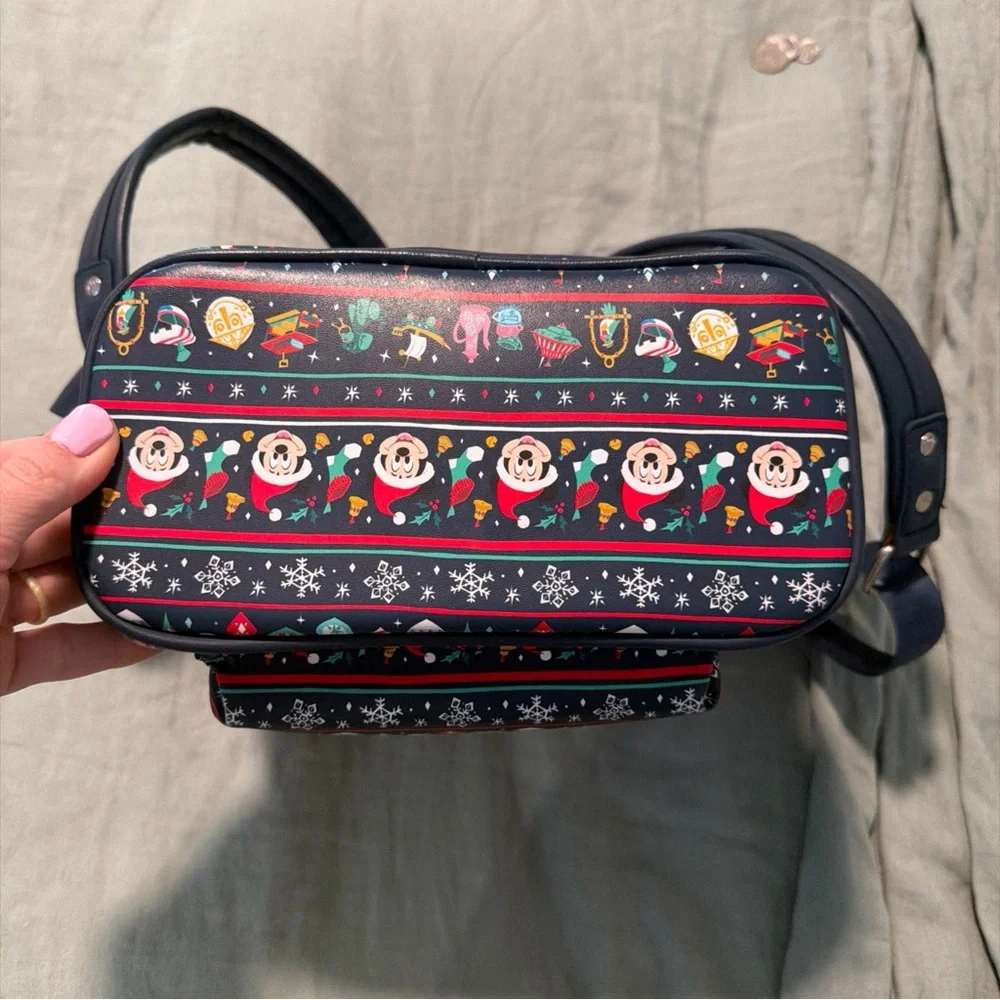 Loungefly Black and Red Disney Castle Mini Backpack - Picture 6 of 7